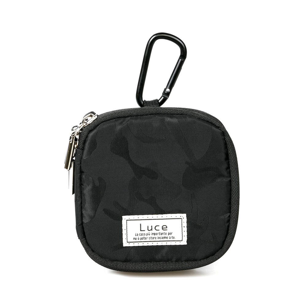 Kenko AOC-LU1FC4 BKCF Filter Case, Holds 4 - 3.2 inches (82 mm), Includes Carabiner, Black, Camouflage Pattern