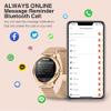 Smart Watches for Women, 1.32"HD Fitness Tracker, 24/7 Heart Rate/Sleep Tracking, 120+ Sport Modes, IP68 Waterproof, Smartwatch supports Bluetooth calls/messages, Compatible iPhone&Android, 3 Bands view 2