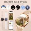 Smart Watches for Women, 1.32"HD Fitness Tracker, 24/7 Heart Rate/Sleep Tracking, 120+ Sport Modes, IP68 Waterproof, Smartwatch supports Bluetooth calls/messages, Compatible iPhone&Android, 3 Bands view 4