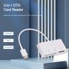 [2 Pack] SD Card Reader for Android, Micro SD Card to USB Adapter, USB C SD Card Reader for Camera Memory Card Reader, Wansurs SD Card Reader for PC Phone Pads view 3