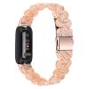 FitTurn Compatible with Fitbit inspire 3 Watch Band for Women Men Girl Boy, Slim Lightweight Oval Resin With Stainless Steel Buckle for inspire 3 Smartwatch (Silk) view 2