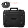 AxiGear 14in-16in-17in Heavy Duty Hard Case with DIY Customizable Foam Insert (Case, Black, 16.9 x 14.2 x 8.1in) view 4
