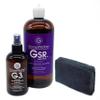 GrooveWasher Two-Step Record Cleaning Bundle  G3 Deep Cleaning Vinyl Record Fluid (8oz) + GSR Super Rinse (32oz) + Lg. Absorbent Microfiber Sponge, Complete 2-Step Kit for Tough to Clean LPs view 1