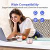 LENRUE Portable Wireless Bluetooth Speaker with Built-in-Mic,Handsfree Call,AUX Line,HD Sound and Bass for iPhone Ipad Android Smartphone and More (Pink+case) view 3
