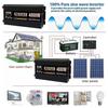 New Pure Sine Wave Power Inverters DC 12V/24V to 110V/220V Intelligent Car Inverter 1600W 3000W 4000W 5000W 6000W 8000W with LCD Display &AC Outlets for RV, Camping, Emergencies,1600W-24Vto110V view 3