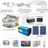GEHPYYDS Pure Sine Wave Power Inverter 12V/24V to 110V/220V 3000W 4000W 5000W 6000W 8000W DC AC Converter with 2 x AC Outlets & Remote Controller & LCD Display for RV,Truck,Camping,3000W-12Vto220V view 2