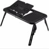 Folding Laptop Desk Adjustable Computer Table Stand Foldable Table Cooling Fan Tray for Bed Sofa Notebook for Computer Table view 1