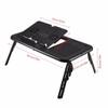Folding Laptop Desk Adjustable Computer Table Stand Foldable Table Cooling Fan Tray for Bed Sofa Notebook for Computer Table view 3