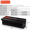 GEHPYYDS 2000W 3000W 4000W 5000W 6000W Pure Sine Wave Power Inverter DC12V/24V to AC110V/220V~230V Converter with LCD Display, 2 AC outlets,5V 2.1A USB Port,2 Fans for RV Truck Car,6000W-12Vto220V view 2