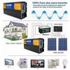 3000W 4000W 5000W 6000W 8000W High Efficiency Pure Sine Wave Power Inverters DC12V/24V to AC 110V/220V~240V Converter,with LCD Display & AC Outlets for Home RV Solar System Car,6000W-12Vto220V view 3