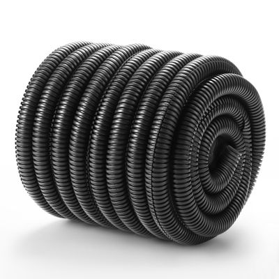 YCLYC 1/4 inch 33ft Wire Loom, Black Split Loom, Outdoor Cord Protector, Flexible Wire Conduit Automotive, Wire Protector Tubing