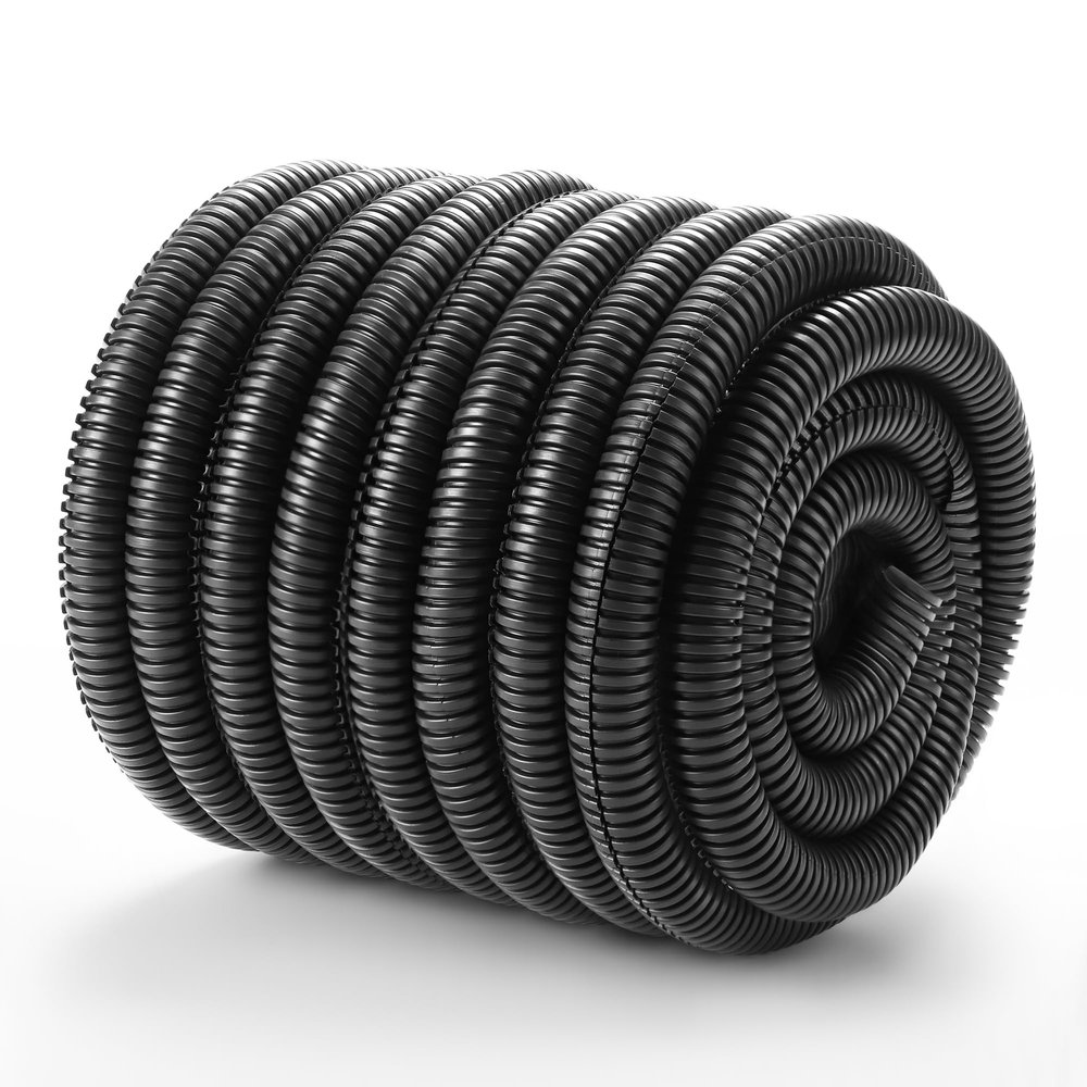 YCLYC 1/4 inch 33ft Wire Loom, Black Split Loom, Outdoor Cord Protector, Flexible Wire Conduit Automotive, Wire Protector Tubing