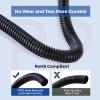 YCLYC 1/4 inch 33ft Wire Loom, Black Split Loom, Outdoor Cord Protector, Flexible Wire Conduit Automotive, Wire Protector Tubing view 3