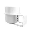TP-Link Deco X55 Wall Mount Bracket,3-Pack Sturdy Metal Made Mount Stand Holder Compatible with TP-Link X55 and X20 WiFi 6 Mesh WiFi System (White) view 2