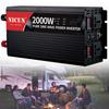 Pure Sine Wave Inverter 2000W 3000W 4000W 5000W 6000W DC12V/24V to AC110V/220V 230V 240V Car Converter Power Inverter with LCD Display 2 AC Outlets and USB Port for Truck,Camping,2000W-24Vto220V view 1