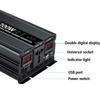Pure Sine Wave Inverter 2000W 3000W 4000W 5000W 6000W DC12V/24V to AC110V/220V 230V 240V Car Converter Power Inverter with LCD Display 2 AC Outlets and USB Port for Truck,Camping,2000W-24Vto220V view 4