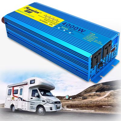 GEHPYYDS Pure Sine Wave Power Inverter 12V/24V to 110V/220V 3000W 4000W 5000W 6000W 8000W DC AC Converter with 2 x AC Outlets & Remote Controller & LCD Display for RV,Truck,Camping,4000W-12Vto110V
