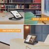 Beelta Tablet Stand Compatible with Samsung Galaxy Tab A8 - Heavy Duty Steel with 360 Swivel Base Anti-Theft Cable Lock BSC102BG view 3
