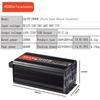 GEHPYYDS 2000W 3000W 4000W 5000W 6000W Pure Sine Wave Power Inverter DC12V/24V to AC110V/220V~230V Converter with LCD Display, 2 AC outlets,5V 2.1A USB Port,2 Fans for RV Truck Car,4000W-12Vto220V view 2