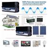 Intelligent Safe Protections Power Inverter 2200W 3000W 4000W 5000W Pure Sine Wave Inverter DC12V/24V to AC 220V ~240V Converter AC Outlets & LCD Display for Home RV Solar System Car,2200W-12Vto220V view 4