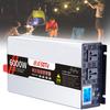 4000W/5000W/6000W(peak) Pure Sine Wave Power Inverter DC 12V/24V to AC 220V 230V Car Converter Solar Power Inverter with 2 AC outlets & LCD Display for RV,Truck,Camping,Household,6000W-12Vto220V view 1