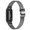 FitTurn Compatible with Fitbit inspire 3 metal band, Replacement Stainless Steel Mesh Watch Band Quick Release Metal Smart Strap for inspire 3 Health & Fitness Tracker Watch (Black) view 2