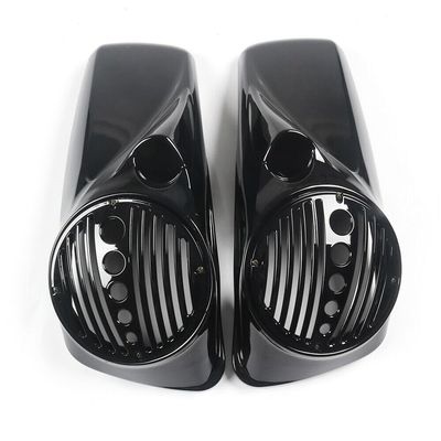8" Saddlebags Speaker Lids w/Tweeter Port Compatible for Harley Touring Models 2014 2015 2016 2017 2018 2019 2020 2021