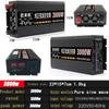 New Pure Sine Wave Power Inverters DC 12V/24V to 110V/220V Intelligent Car Inverter 1600W 3000W 4000W 5000W 6000W 8000W with LCD Display &AC Outlets for RV, Camping, Emergencies,3000W-24Vto220V view 2