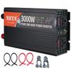 GEHPYYDS 2000W 3000W 4000W 5000W 6000W Pure Sine Wave Power Inverter DC12V/24V to AC110V/220V~230V Converter with LCD Display, 2 AC outlets,5V 2.1A USB Port,2 Fans for RV Truck Car,3000W-12Vto110V view 1