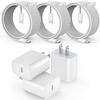 [3 Pack]Long 10FT iPhone 17 16e 15 Charger 20W Fast Wall Charger Block,10Foot USB C to C Braided Woven Cable Fast Charging for iPhone 17 Air/17 Pro/16 Pro/16 Pro Max/16 Plus/15/15 Plus/15 Pro Max/iPad view 1
