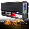 3000W 4000W 5000W 6000W 8000W New Pure Sine Wave Power Inverters 12V/24V to 110V/220V Converter ,Solar Inverters with LCD Display &AC Outlets for RV, Truck, Camping, Emergencies,5000W-24Vto110V view 1
