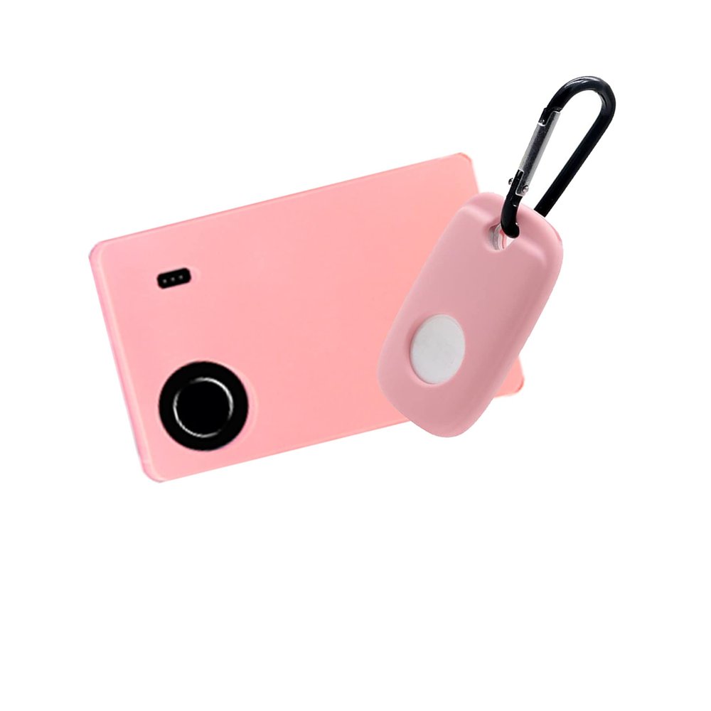 Slicone case for Tile Slim and for Tile pro 2022 2-Pack (1 Slim,1 Pro),Item Locator Finder Cace Cover Holder for Keys, Wallets,Cat Collar Accessories,Pink