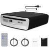 External Universal CD Player for Car - Lehwey Portable Car CD Players with AUX Cable & Remote Control, Plugs into Cars USB Port, Laptop, TV, Mac, Computer, for Android 4.4 and Above Navigation view 1