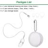 YorkSound Set of 4 Hearing Aid Clips, Anti-Lost Hearing Aid Lanyard BTE Clip String with 12 Pcs Silicone Loops, Hearing Protection Accessories for Adults & Kids, Monaural, Grey view 4