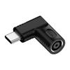 chenyang USB C 65W Connector,DC Jack 7.9x5.4mm Input to USB Type C 90 Degree Angled Power Plug Charge Adapter for Laptop Phone view 1