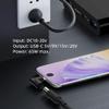 chenyang USB C 65W Connector,DC Jack 7.9x5.4mm Input to USB Type C 90 Degree Angled Power Plug Charge Adapter for Laptop Phone view 4