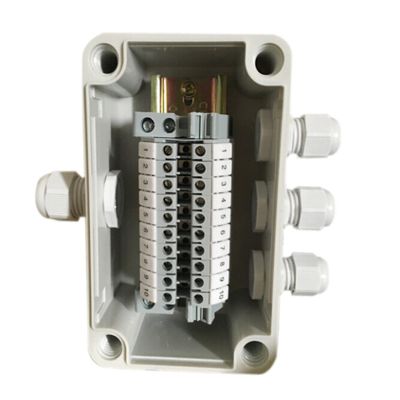 ANZOAT Waterproof Outdoor Terminal Box one into Three 32A 220V 10 Terminal Junction Cassette Cartridge