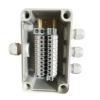 ANZOAT Waterproof Outdoor Terminal Box one into Three 32A 220V 10 Terminal Junction Cassette Cartridge view 1