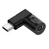 CY Adapter DC 20V Jack 4.5x3.0mm Input to USB-C Type-C Output 90 Degree Right Angled Power Plug Charge Adapter 65W view 1