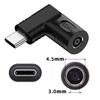 CY Adapter DC 20V Jack 4.5x3.0mm Input to USB-C Type-C Output 90 Degree Right Angled Power Plug Charge Adapter 65W view 2