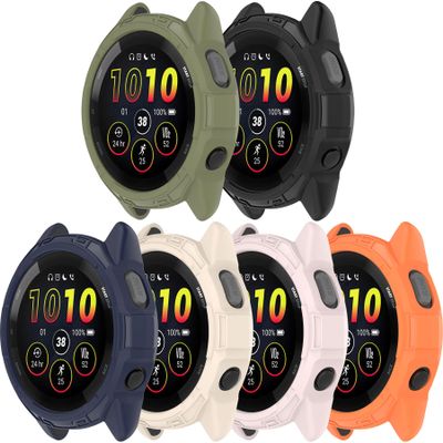 Protector Cover for Garmin Forerunner 265 Case Soft TPU Anti-Scratch Bezel Bumper Coverage Rugged Protective Frame Resistant Shell for Garmin Forerunner 265 Watch (6Colors)