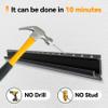 EZISE Studless TV Wall Mount for 32-75 inch TVs, No Stud Drywall TV Mount Holds up to 150 lbs, Low Profile, No Drill, Easy to Install for Bedroom Living Room, Bubble Level Included view 3