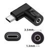 chenyang USB C to DC 3.5x1.35mm Power Plug Charge Adapter for Laptop Phone 90 Degree Angled Connector view 2