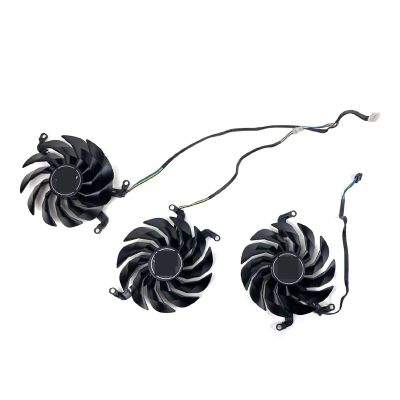 REMSEY 95MM 5PIN T129215SU Cooling Fan RTX3090 3080 3070 GPU Fan Compatible for KFA2 for Galax RTX 3060 3070 3080 3090 Ti METALTOP Video Card Fan Kindly (Color : 3PCS)
