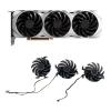 REMSEY 95MM 5PIN T129215SU Cooling Fan RTX3090 3080 3070 GPU Fan Compatible for KFA2 for Galax RTX 3060 3070 3080 3090 Ti METALTOP Video Card Fan Kindly (Color : 3PCS) view 2