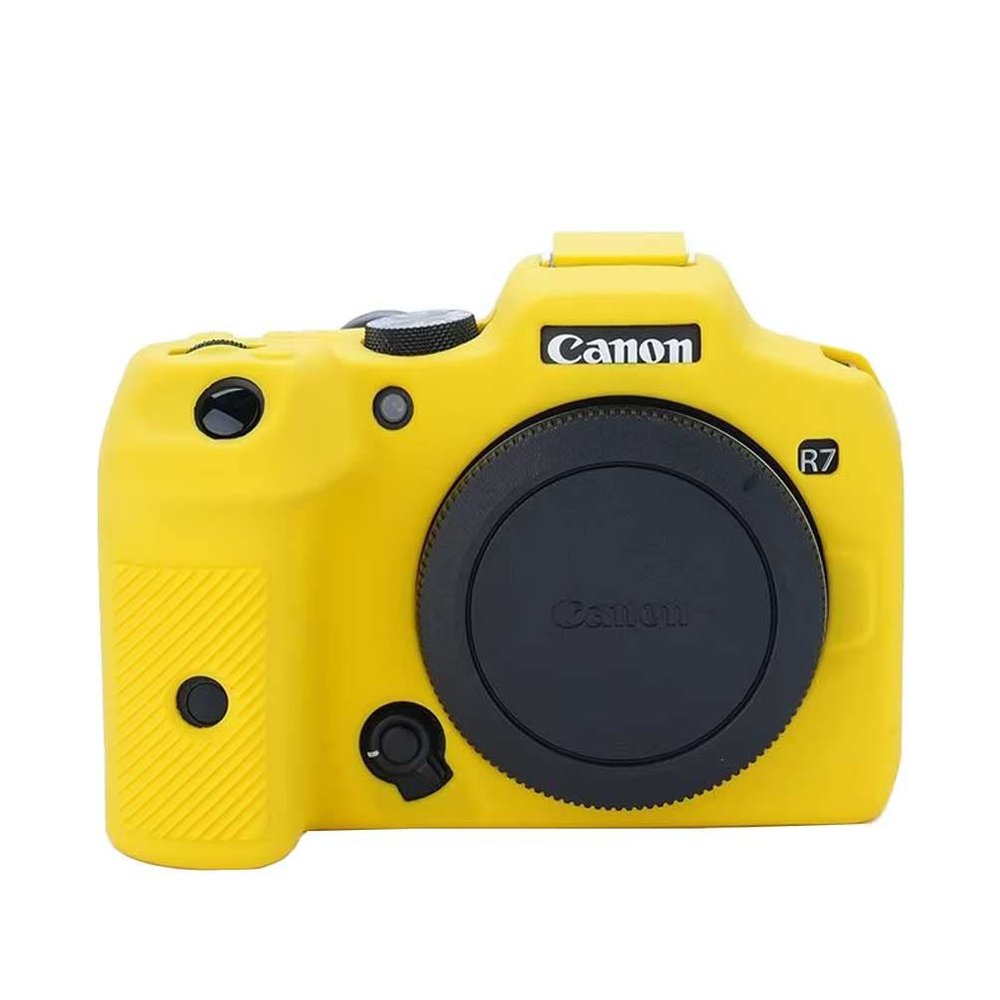 CLKSUMFE EOS R7 Case, Silicone Protective Case - Compatible for Canon EOS R7 Camera - Light Weight Soft Rubber Easy Carrying Case
