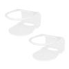HOLACA Wall Mount for TP-Link Deco XE75/XE75Pro(AX5400) X15(AX1500) PX50 Mesh WiFi 6 System Simple and Sturdy Acrylic Wall Mount Holder Stand Bracket(2 Pack) view 1