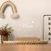 Wucidici Personalized Name Night Light with Moon, Custom Name Led Lamp for Baby Kids, Brighter Made Customized Night Light Gift for Girl Boys (Bear) view 2