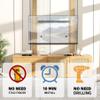 KAMIWI Studless TV Wall Mount for 3275 Inch TVs, No Stud Drywall TV Mount, Heavy Duty Alloy Steel Bracket Max VESA 600x400mm, Holds up to 150 lbs, Low Profile +5 Tilt, Easy Installation with Level view 3