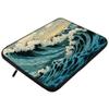 Great Wave Mac Book Pro 14" Sleeve - Trendy Laptop Sleeve - Printed Mac Book Sleeve view 2